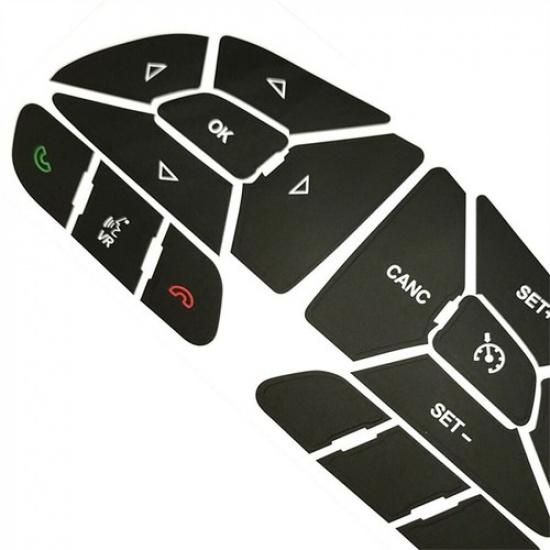 Steering Wheel Button Repair Decal Sticker For Dodge Charger 2016 2017 2018-