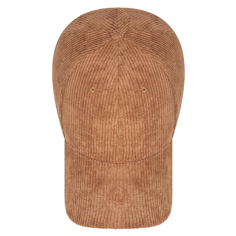 Women's Korean Style Corduroy Duckbill Hat - Versatile Autumn/Winter Sunshade Baseball Cap