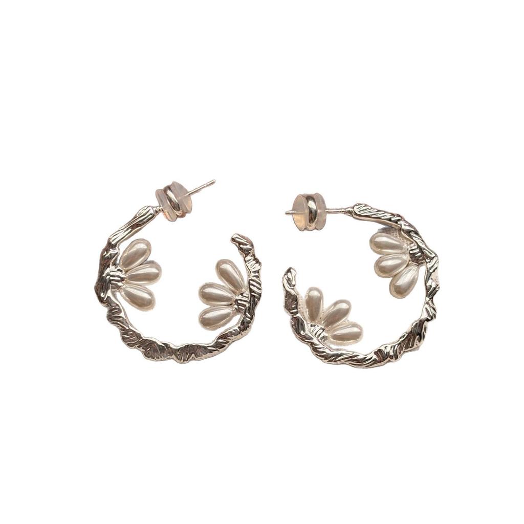 Новые изысканные серьги, маленький ароматный стиль, легкая роскошь, элегантные, нежные аксессуары, серьги, фигурные, милые, высокого качества