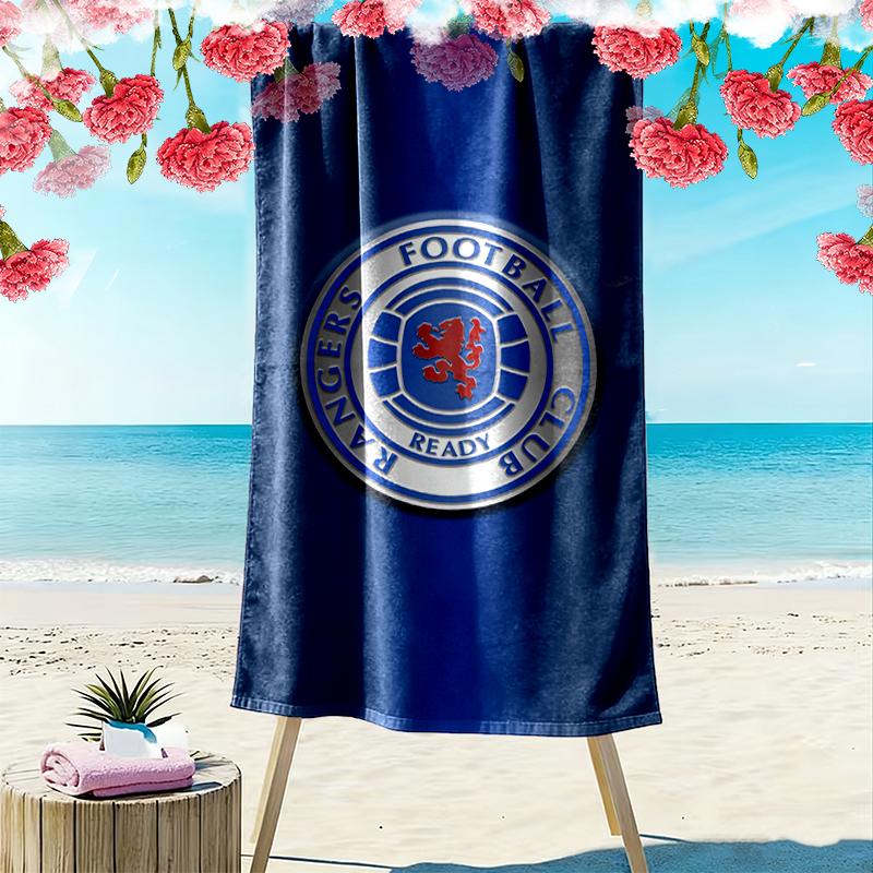 Rangers FC Beach Towel, Multi-purpose Beach Towel Perfect for Camping and Beach Vacations