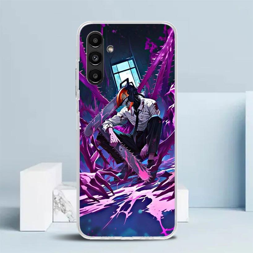 Чехол для телефона C-Chainsaw Man Denji для Samsung Galaxy A17 A37 A57 A16 A15 A14 A13 A56 A55 A54 A53 A36 A35 A34 A33 A26 A25 A24 A23