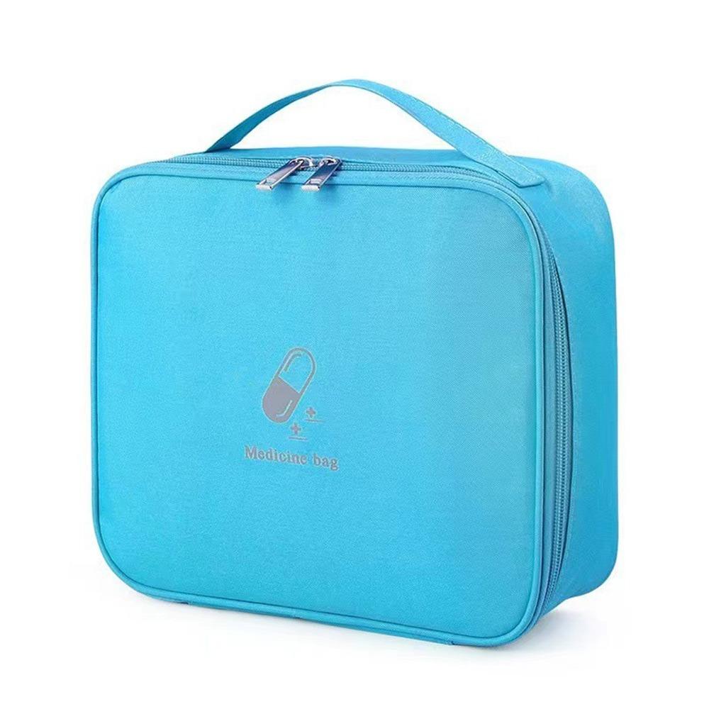 Large Capacity Medicine Bag Pink/Blue/Grey Storage Bag Multifunctional Emergency Kits  Outdoor