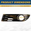 Fog Light Frame Lamp Trim Grill Cover Under Front Bumper For VW POLO 2006-2009 6Q0853665E 6Q0853666E Car Accessories
