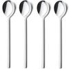 AOOSY 4-Piece Spoon Set, 22cm, Korean Style, 18-8 Stainless Steel, Dishwasher Safe, Commercial Use, Long, for Salads and Fried Rice