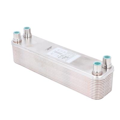 Пластинчатый теплообменник из нержавеющей стали паяный 4,5 МПа охладитель сусла для лаборатории пивной воды