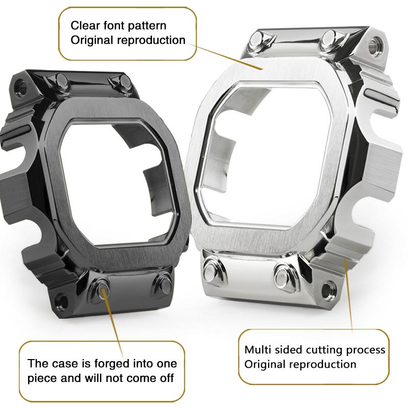 Для Casio G-Shock GX-56 GXW-56BB Комплект для модификации Корпус из нержавеющей стали Ремешок для часов GX56 Цельнометаллический Безель для часов Замена ремешка