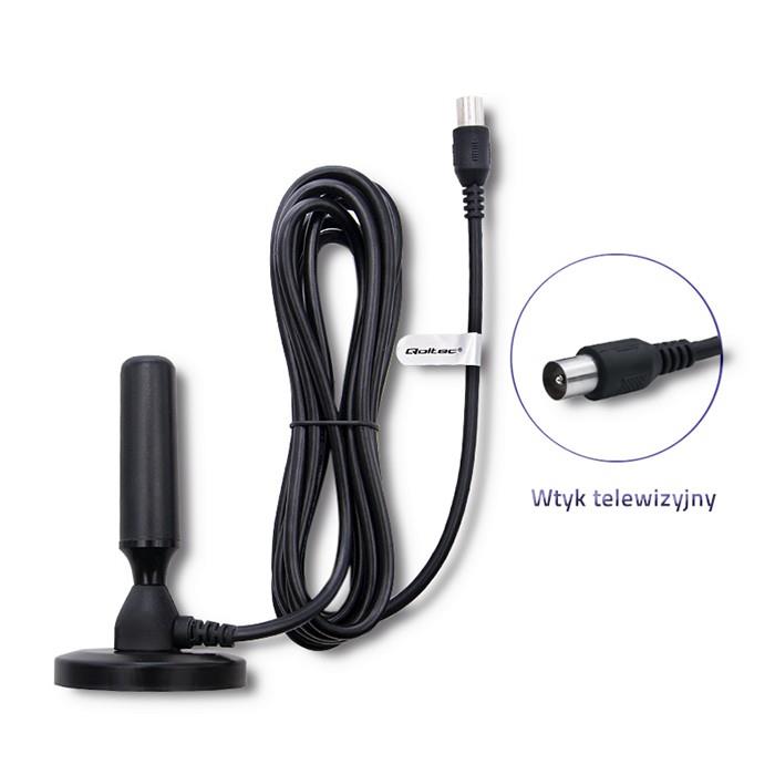 Antena telewizyjna Qoltec DVB-T2