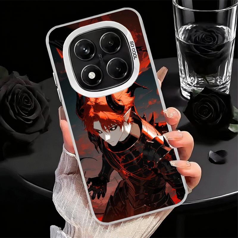 Devil Bad Boy Anime Style Soft Phone Case for Xiaomi Redmi Note 13 14 15 Pro Plus 12S 12 11S 11 11T 10S 10 Shockproof Cover Back