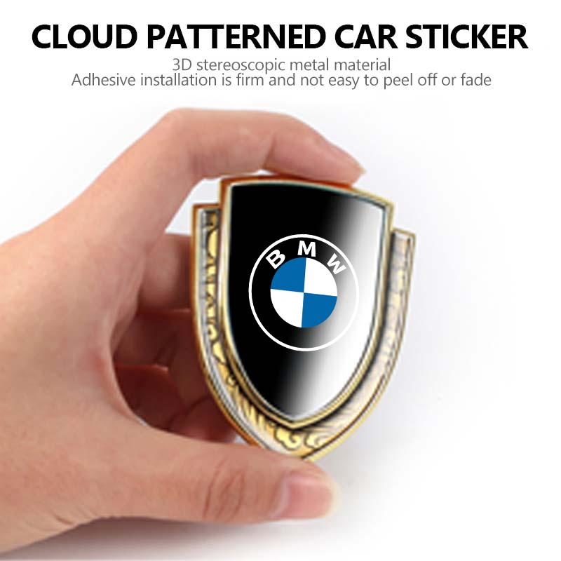 3D Auto Stickers Metal Logo Emblem Sticker Decal Car Styling For BMW M Performance Alpina M3 M5 M6 X1 X3 X4 X5 G20 IQZRV1