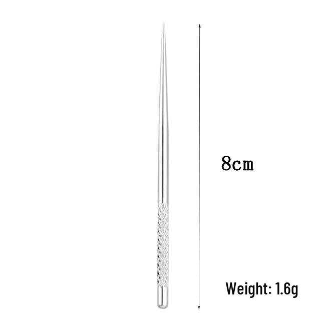 Portable 304 Stainless Steel Toothpick Set with Storage Tube for Oral Care
