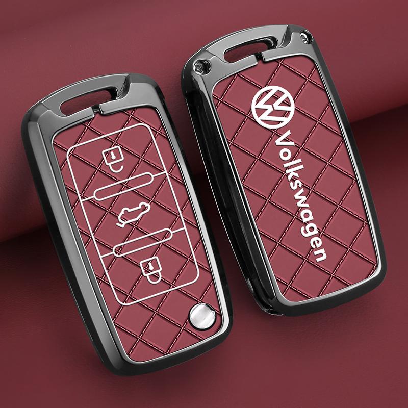 W161Car Remote Key Case Cover Shell For Volkswagen VW Polo Tiguan Golf Jetta Beetle Eos Scirocco Up Transporter Sharan Accessories