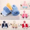 Baby Boys Girls Soft Plush Thick Warm Knitted Mittens Cute Kids Gloves