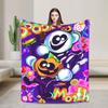 Spooky Month Blanket Quality Warm Soft  Throw Blanket Autumn Decorative Couch Chair Sofa Bed Fluffy Bedspread