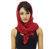 Шифоновая смесь Dupatta Neck Wrap Женщины Длинные палантины Индийские шарфы Chunni