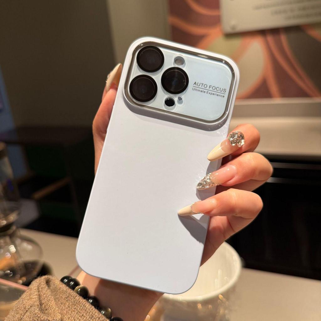 Однотонный чехол из жидкого силикона для iPhone 17 Pro Max - Ударопрочный, Полное покрытие, Защитная крышка из ПУ от Apple 16