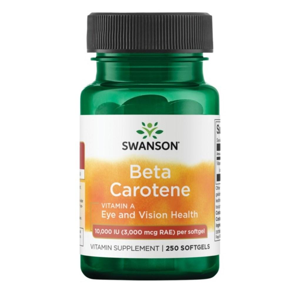 Swanson Beta-Carotene Vitamin A 10,000 IU Softgels 1 pcs (250 tablets)