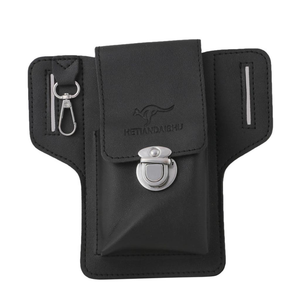 Поясная сумка для телефона для мужчин, чехол для мобильного телефона, портативный кошелек, поясная сумка, многофункциональная поясная сумка из ПУ кожи, вертикальный чехол, подарок