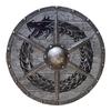 Medieval Larp Warrior Wood & Steel Viking Round Shield Armor Templar Shield