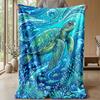 Ocean Life Adventure 6 Theme blanket Lightweight Warm Flannel Blanket Decorative Throw Blanket for Home Decoration