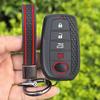 Силиконовый чехол-брелок для автоключа Toyota CHR Hilux Fortuner Land Cruiser 200 Camry Corolla Crown RAV4 Highland