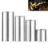 Dreld Guitar Slide Set, 7cm6cm5.1cm2.8cm, Silver Stainless Steel Cylinder Tone Bars, Guitar Accessories, 4-Piece Set