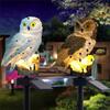 Solar Owl Garden Light LED Animal Lawn Lamp Waterproof Lamp For Outdoor Garden Flower Fence Lawn Decoration Lighting