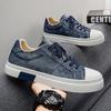 Men S Canvas Shoes Breathable Casual Denim Sneakers For Autumn