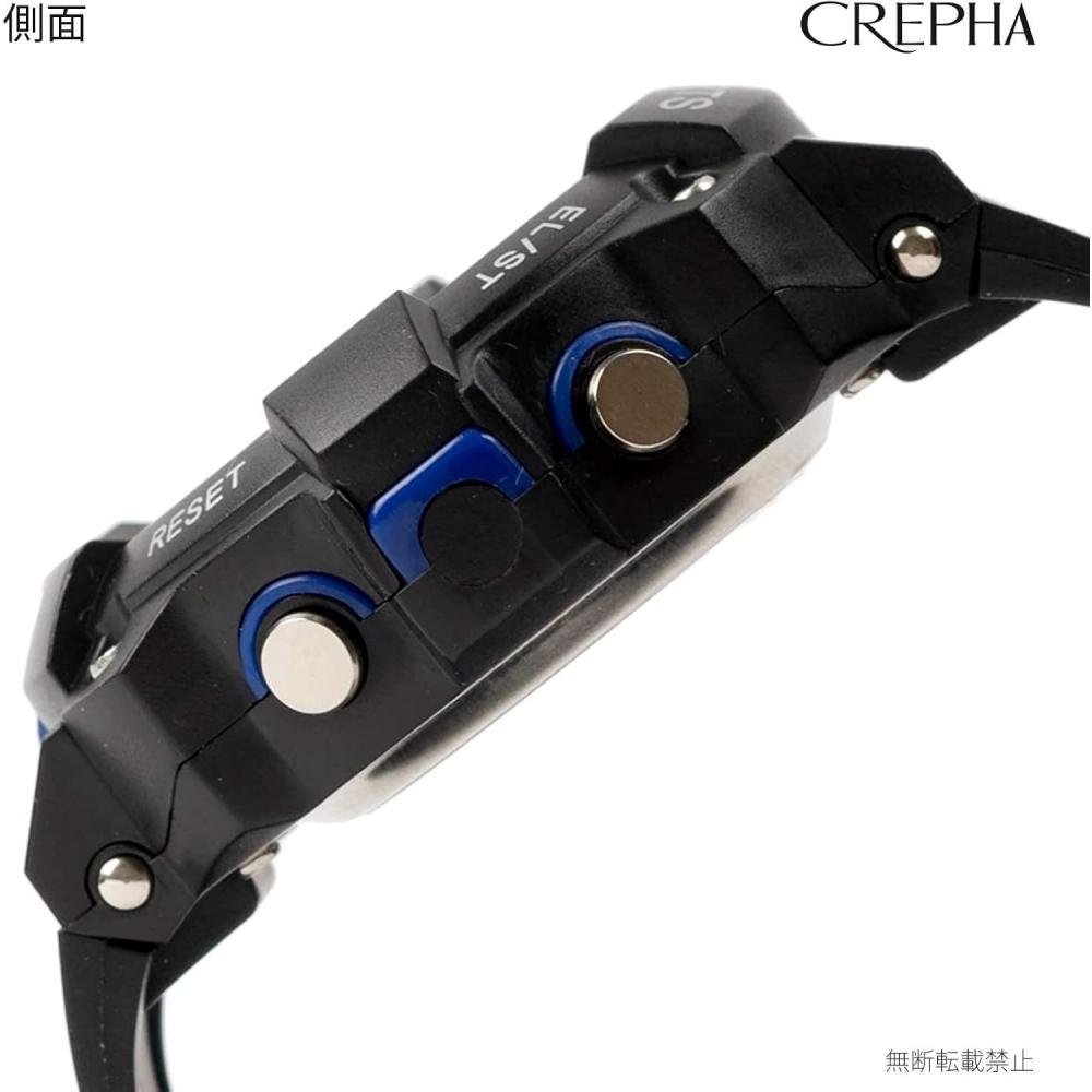 Мужские цифровые многофункциональные спортивные часы Crepha Синие tS D153 Bl