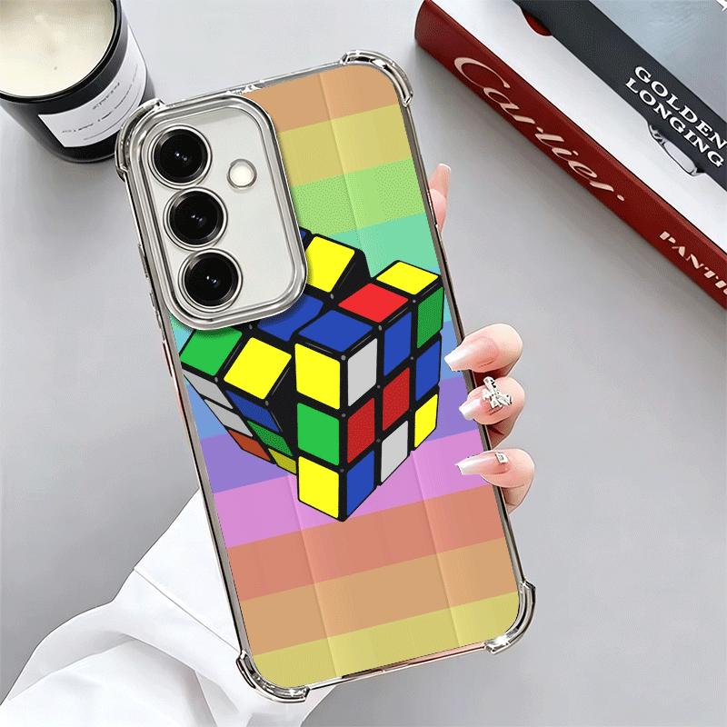 Чехол для телефона с формулами кубика Рубика Spoofs Math для Samsung A17 A27 A07 A37 A57 A16 A56 A15 A55 A14 A54 A13 A53 A26 A36 A25 A35 A