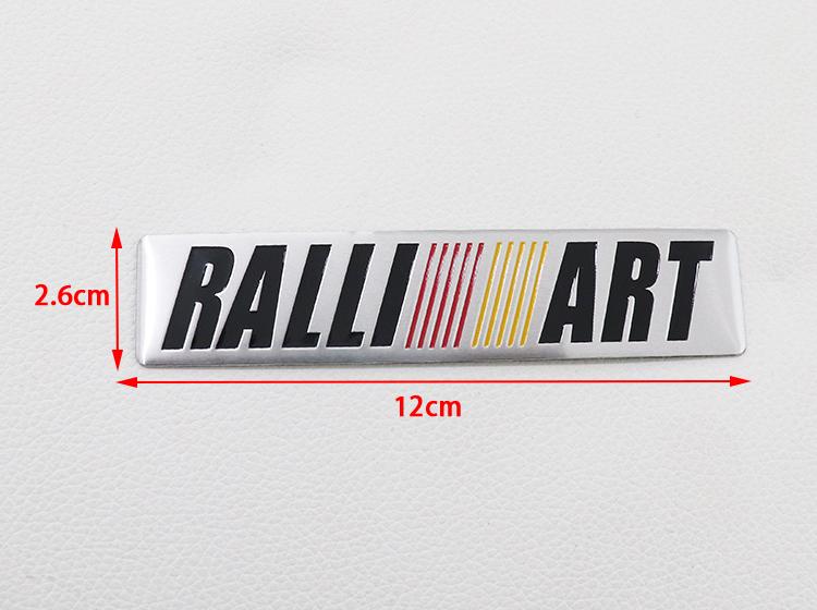 1pcs 3D Mitsubishi  Car logo aluminum sticker Fender side Rear Bumper tail door trunk sticker Emblem sticker styling Accessories