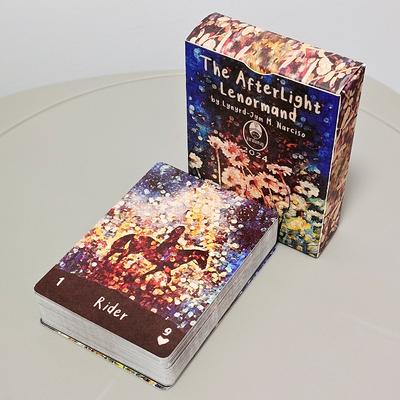 Колода Ленорман Afterlight 62*87 мм и 12 карт оракула Зодиака