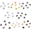 Home Party Supplies Dia 3 4 5 Mm Crimp For DIY Round Popular Findings Covers Jewelry Making End Beads 100pcs/lot Stopper Spacer Beads