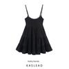 Kaslead New Women Clothes Western Style Fashion Lace Decorative Tulle Short Dress 0881319