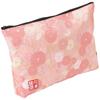 Senshishuin Nishijin Brocade Stamp Book Case and Chrysanthemum LL Size Pouch/Shrine (Lined) - Peach, Sasagi, Design,