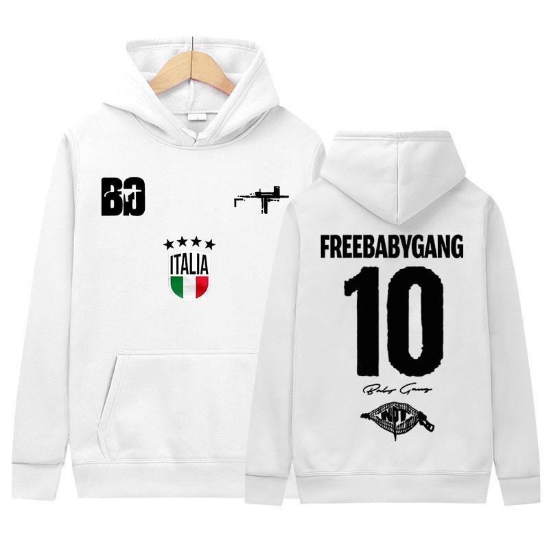 Rapper Baby Gang Tour Album Logo Graphics Hoody Mens Women Clothing Pop Music Sweatshirt Y2K Fashion High Quality Fleece Hoodies