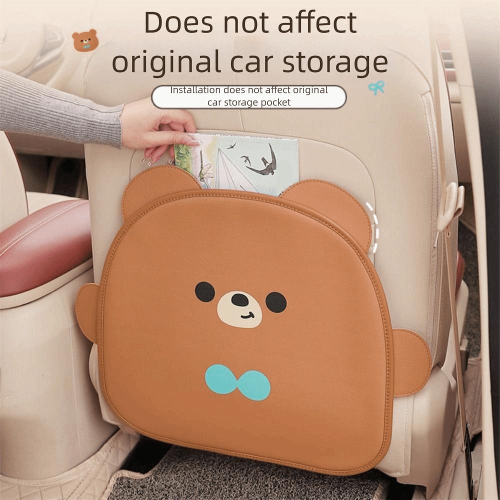 Cartoon Design Anti-Child-Kick Pad Waterproof Auto Anti Kick Mat Mat Car Seat Back Cover Rear Seat