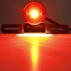 Motorcycle Retro Red Rear Tail Brake Stop Light Lamp W/ License Plate Mount For Harley Honda Chopper Bobber