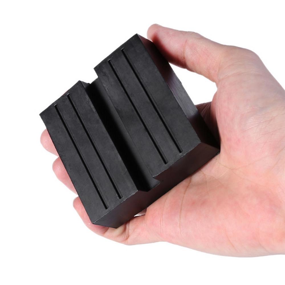 Jack Rubber Pad Универсальный автомобильный квадратный черный противоскользящий адаптер для рейки Адаптер Jack Guard Pad