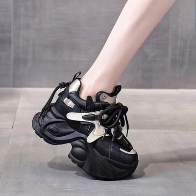 Высококачественные женские кроссовки на платформе для весны и осени, массивная спортивная вулканизированная обувь, женская повседневная обувь, новинка