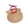 1Pc Wooden Finger Castanet Percussion Instrument Musical Educational Kids Toy