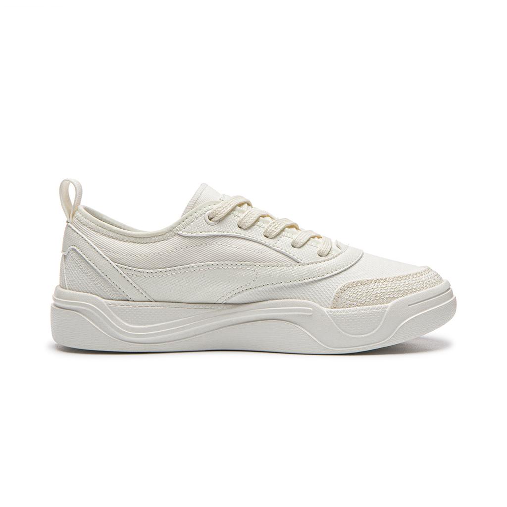 Li Ning Light Sail Скользкие, Износостойкие, Дышащие Низкие Кеды для Скейтборда Женские Туманно-Белые AGCW080-3