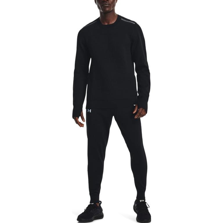 Under Armour Knitted Sweatpants Men's Black Moderate Slim Fit Pants 1374574-001