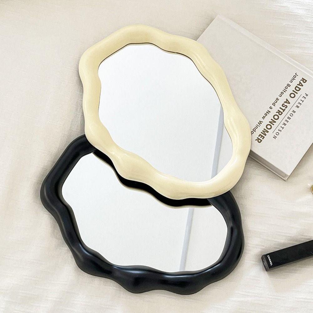 Folding Desktop Makeup Mirror Light Luxury Clouds Vanity Mirror  Home Decor