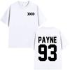 Liam Payne Tribute T-shirt Payne 93 Businessmen Gift Men's and Women's Clothing Short-sleeve Hip-hop Style T-shirt TOP