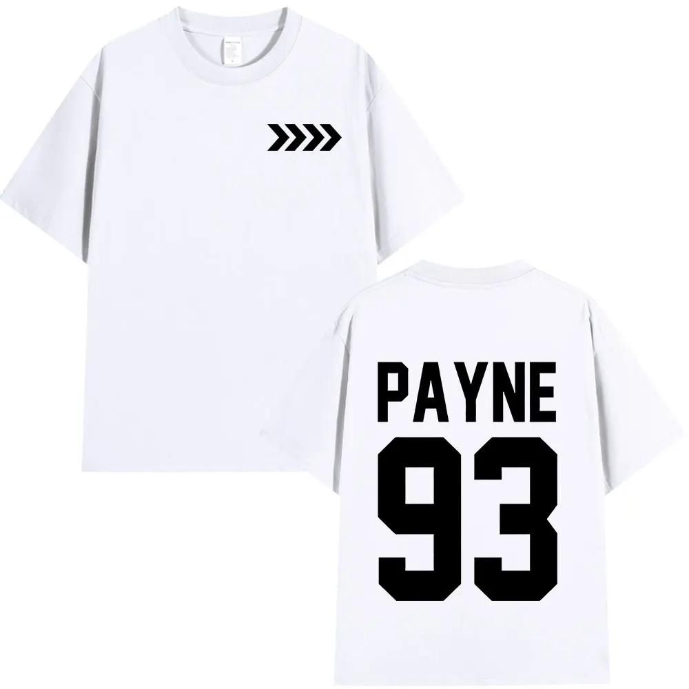 Liam Payne Tribute T-shirt Payne 93 Businessmen Gift Men's and Women's Clothing Short-sleeve Hip-hop Style T-shirt TOP