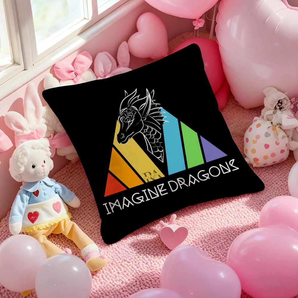 I-Imagine D-Dragons Чехол на подушку с принтом узора Подушка для гостиной Дивана и Декор спальни