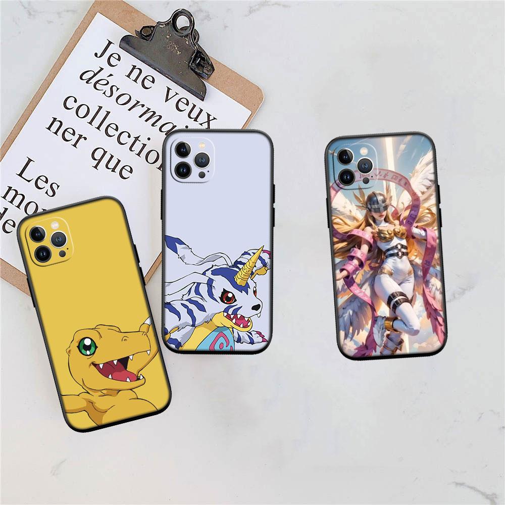 CJ30 D-Digimons Soft Shell Phone Case for Redmi Note 13 14 Pro+ Plus A3 A3X 13X 13C 13R 14S 14C 14R