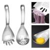 Pack of 2 Sturdy Strainer Spoon Premium Stainless Steel Slotted Spoon Perfect for Draining Noodles and Soups