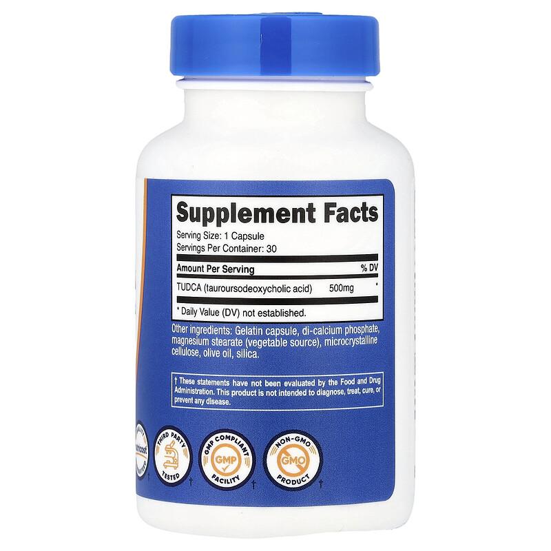 TUDCA, 500 mg, 30 Capsules