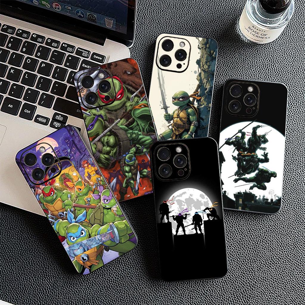 Ninjas Anime T-Turtles Cartoon Phone Case for OPPO A80 A18 A16 A40 A17 A15 A38 A78 A79 A54 A57 A12 A60 4G 5G Protective Cover